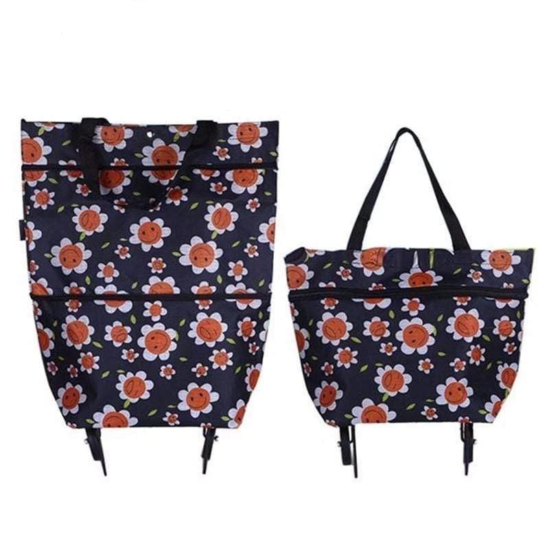 Shopping Bags WHEELIE Tote Shopping Bag Sunflower - DiyosWorld