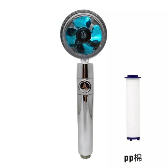 Shower Heads DIYOS™ 360° Rotating Shower Head Blue with filter - DiyosWorld