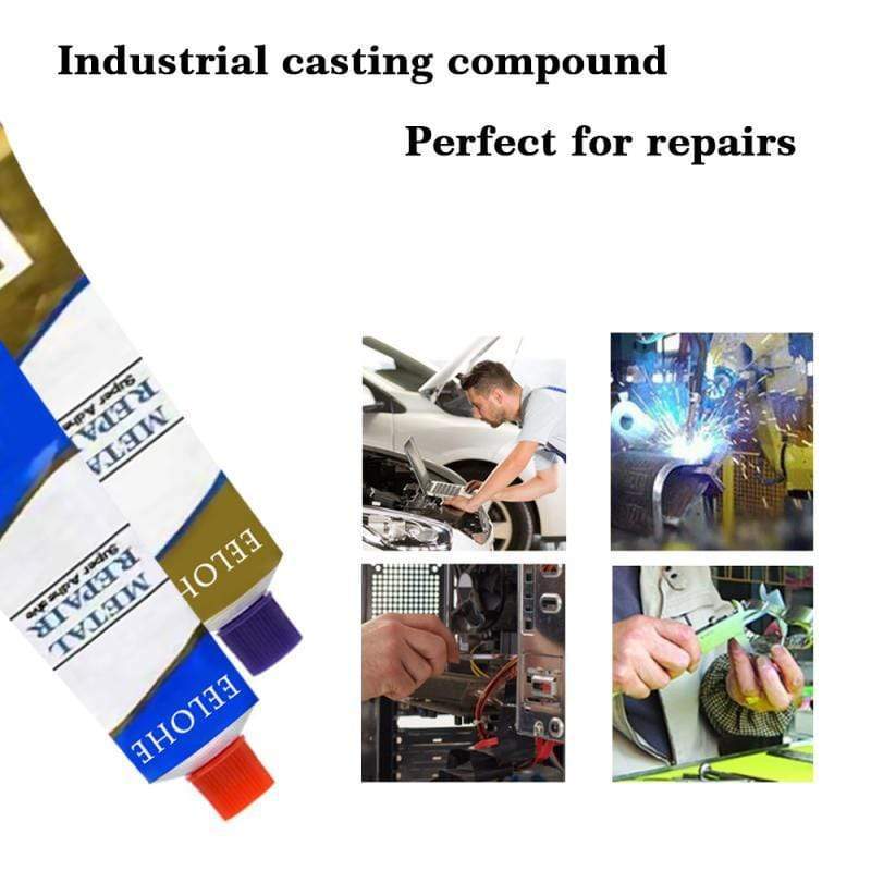 Silicone Sealant METALPRO™ Metal Fixing Gel (Set Of 2 Tubes) - UK - DiyosWorld