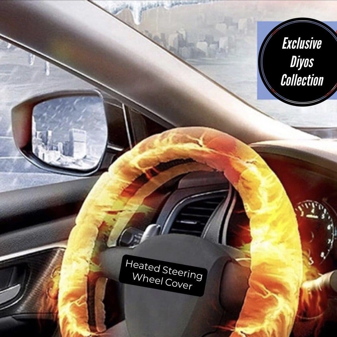 Steering Covers Heated Universal Car Steering Wheel Cover [50% OFF Today Only] - DiyosWorld
