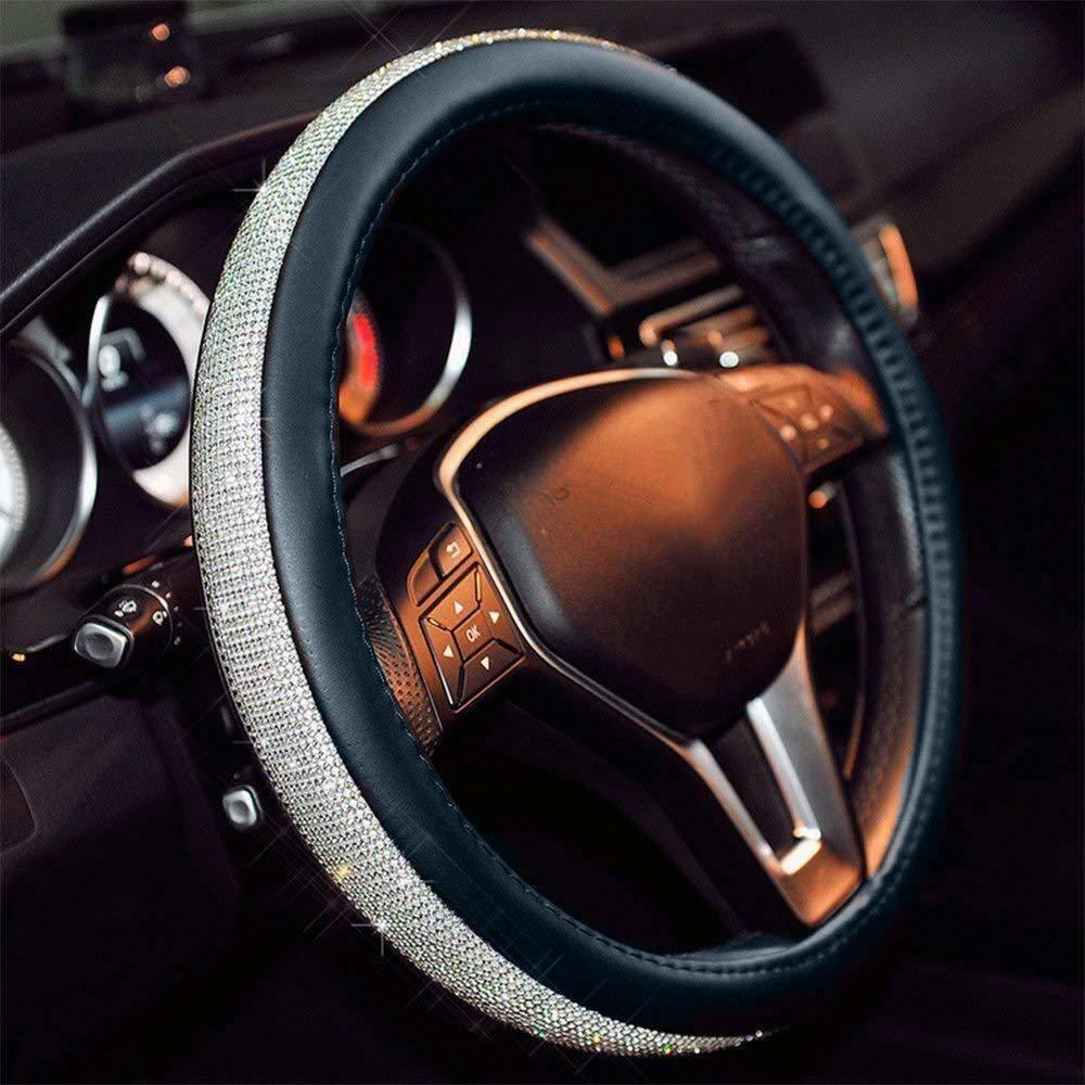 Steering Covers Ice Silk Rhinestone Crystal Steering Wheel Cover - DiyosWorld