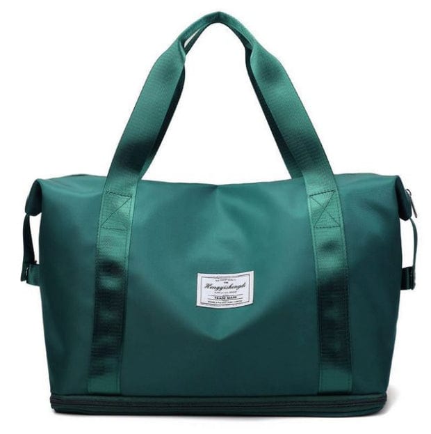 Storage Bags Large Capacity Folding Travel Bag Lake Green - DiyosWorld