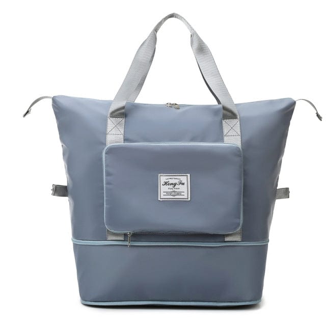 Storage Bags Large Capacity Folding Travel Bag MISTY BLUE - DiyosWorld