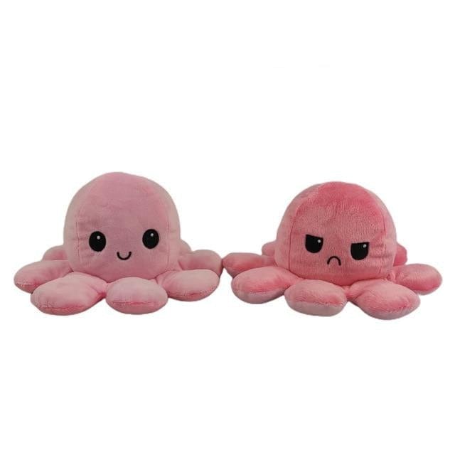 Stuffed & Plush Animals Reversible Plush Octopus Double Pink - DiyosWorld