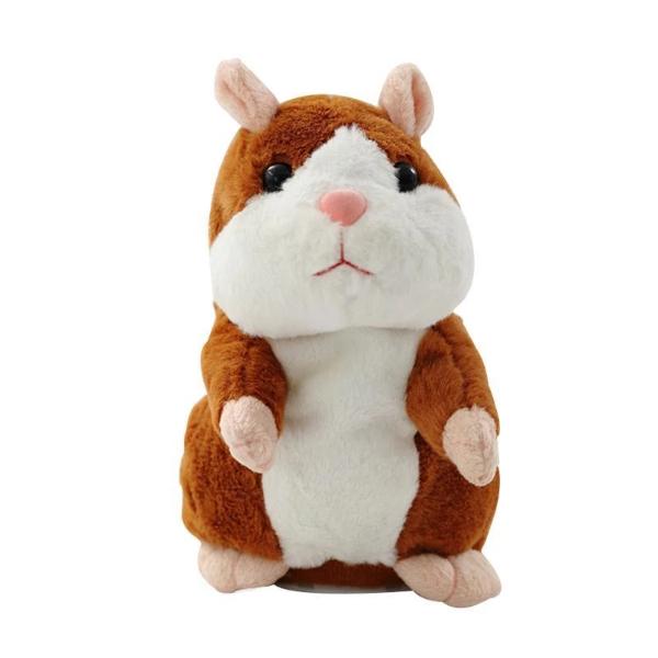 Stuffed & Plush Animals Diyos Kids™ Talking Hamster Light Brown / Without Cap - DiyosWorld
