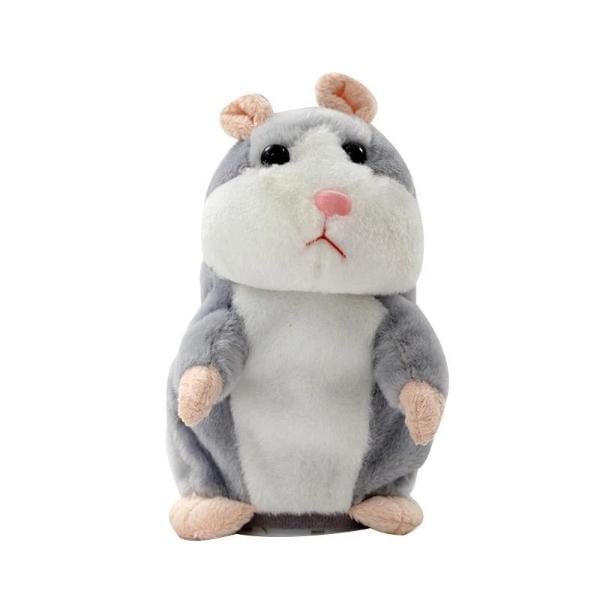 Stuffed & Plush Animals Diyos Kids™ Talking Hamster Gray / Without Cap - DiyosWorld