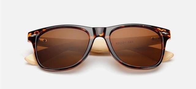Sunglasses Luxury Retro Hippy Wooden Sunglasses Leopard - DiyosWorld