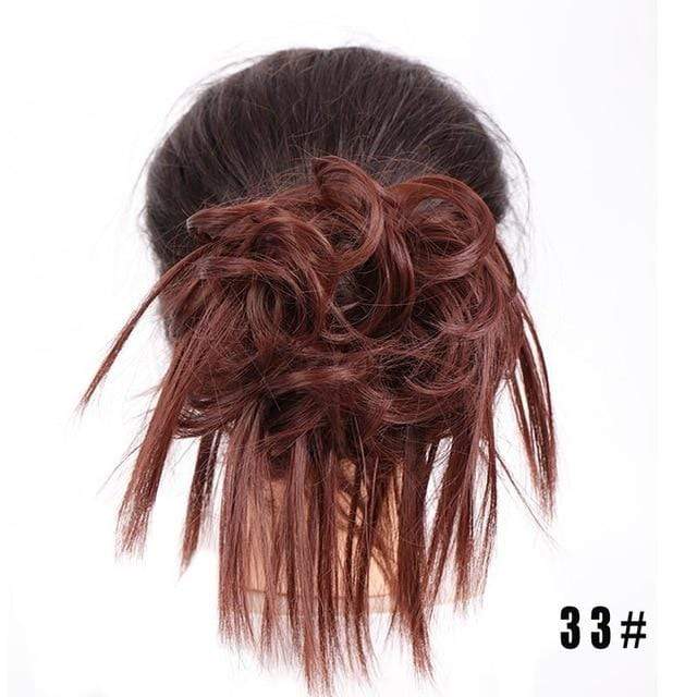 Synthetic Chignon EasyWear™ Stylish Hair Scrunchies Brown - DiyosWorld