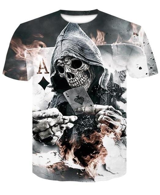 T-Shirts Designer Skull T-shirt 11 / S - DiyosWorld
