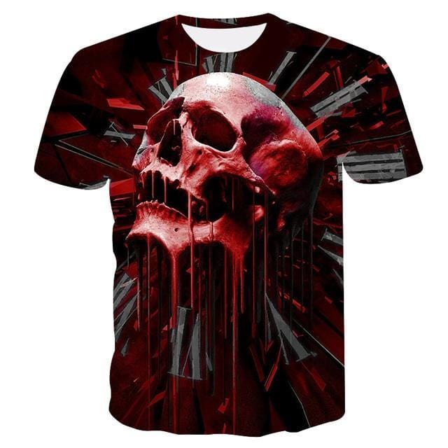 T-Shirts Designer Skull T-shirt 13 / S - DiyosWorld