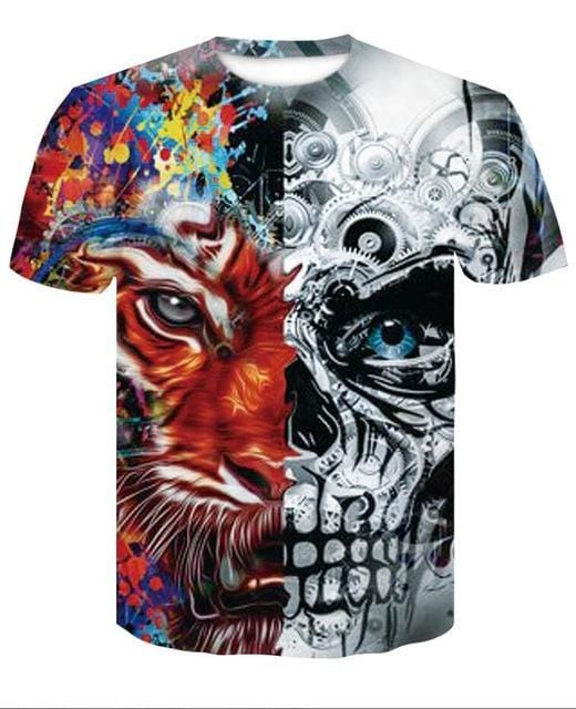 T-Shirts Designer Skull T-shirt 16 / S - DiyosWorld