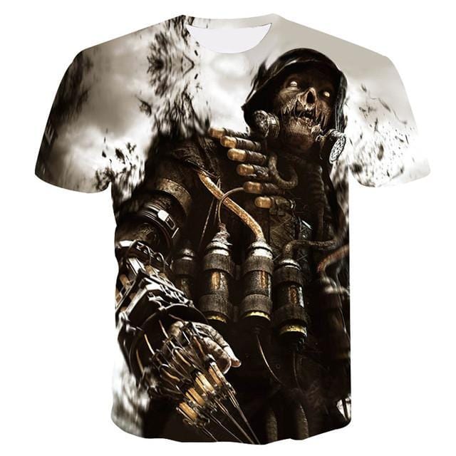T-Shirts Designer Skull T-shirt 17 / S - DiyosWorld