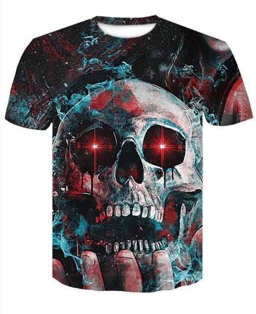 T-Shirts Designer Skull T-shirt 2 / S - DiyosWorld