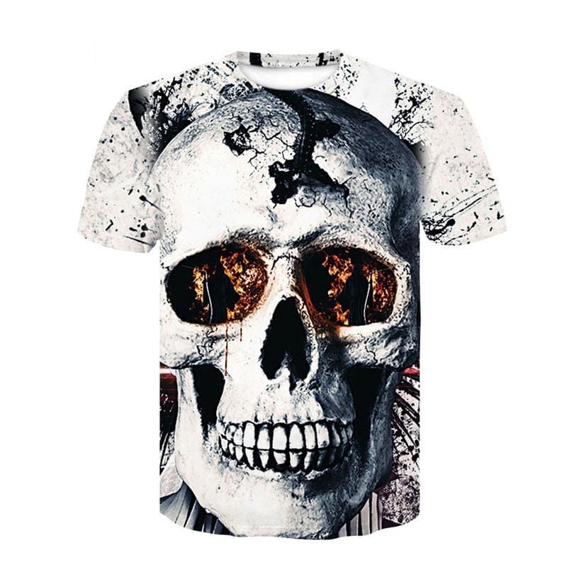 T-Shirts Designer Skull T-shirt - DiyosWorld