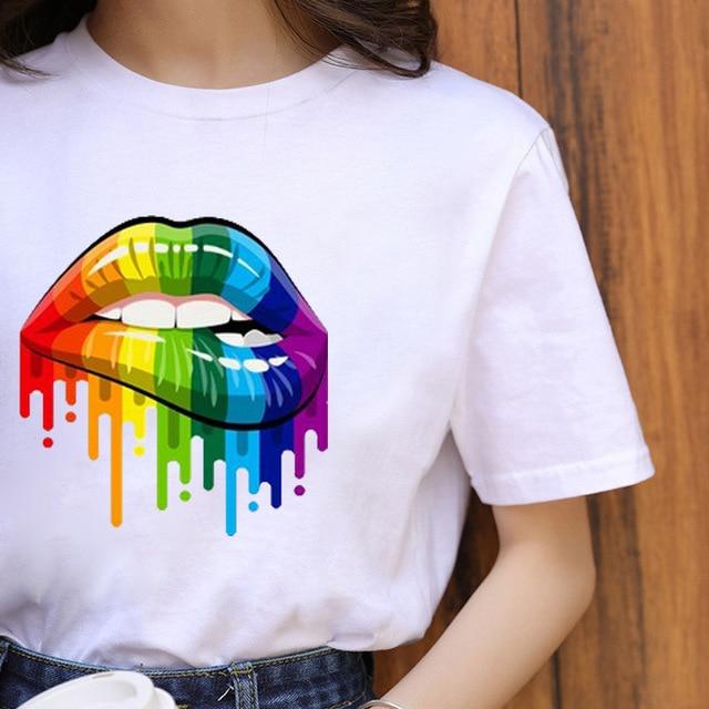 T-Shirts DIYOS™ Designer T-Shirt White-Rainbow / S - DiyosWorld