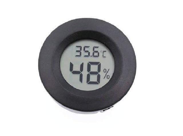 Temperature Instruments Mini Digital LCD Hygrometer/ Humidity Meter Black - DiyosWorld