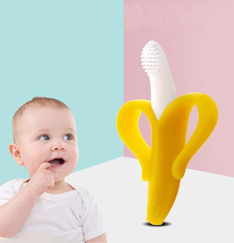 Toothbrushes Toddler's Banana Teether and Toothbrush - DiyosWorld