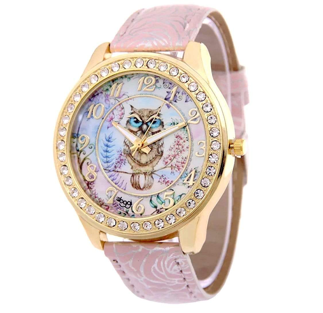 watches Luxury Designer Owl Watch Pink - DiyosWorld