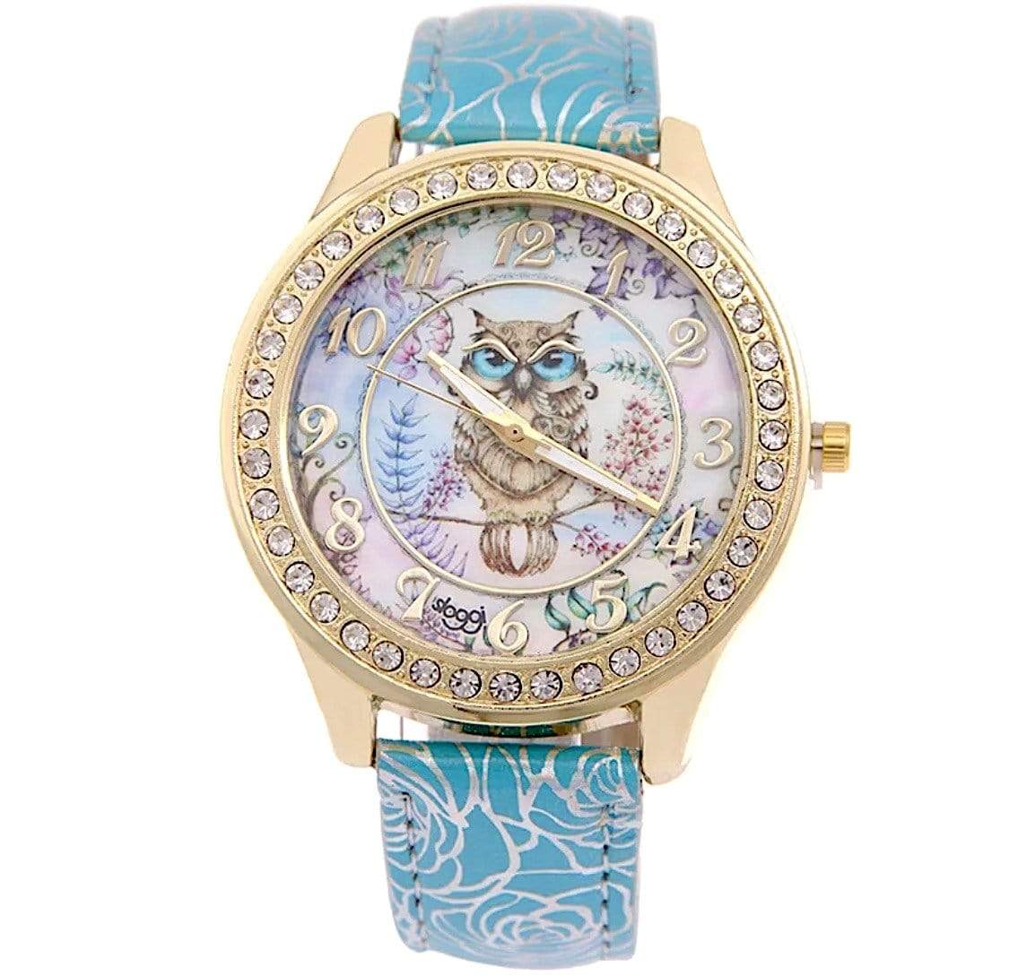 watches Luxury Designer Owl Watch Blue - DiyosWorld