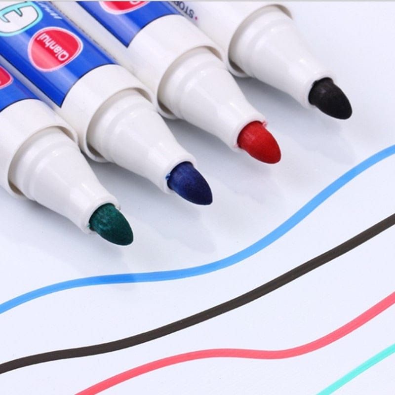 Whiteboard Marker Multi 4 Color Whiteboard Pen Set - DiyosWorld