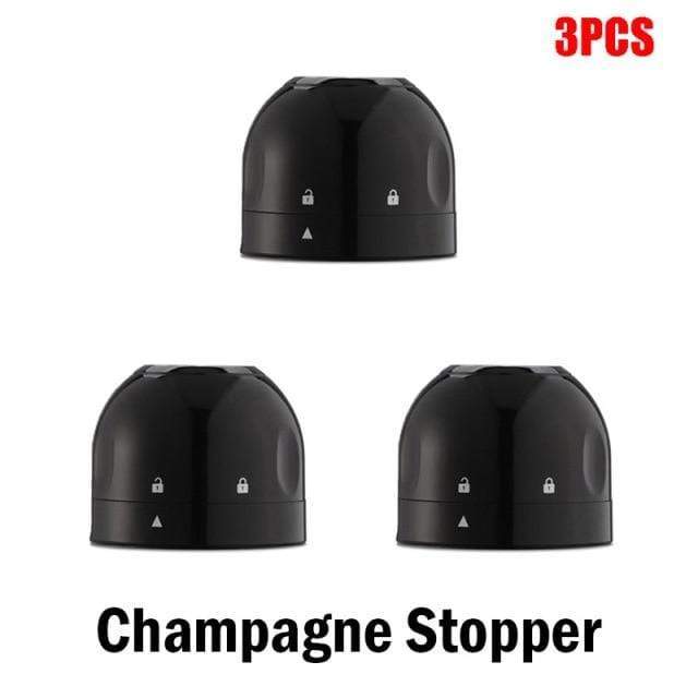 Wine Stoppers (🎅CHRISTMAS PRE SALE - SAVE 70% OFF) SILICONE SEALED WINE, BEER, CHAMPAGNE STOPPER, BUY 2 GET 1 FREE Champagne 3pc - DiyosWorld